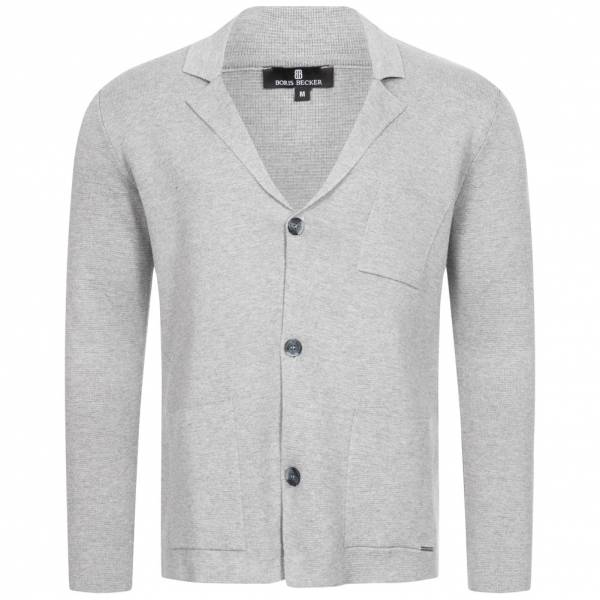 BORIS BECKER "Lam" Herren Strickjacke 21WBBMJMP00006-GREY