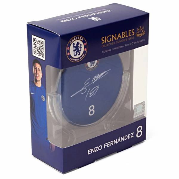 Chelsea FC Enzo Fernandez #8 Pallone da calcio Oggetto da collezione 14 cm 850056417068