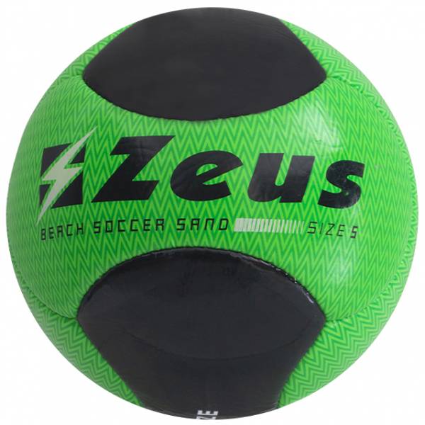 Zeus Beach Soccer Football Neon Green Black