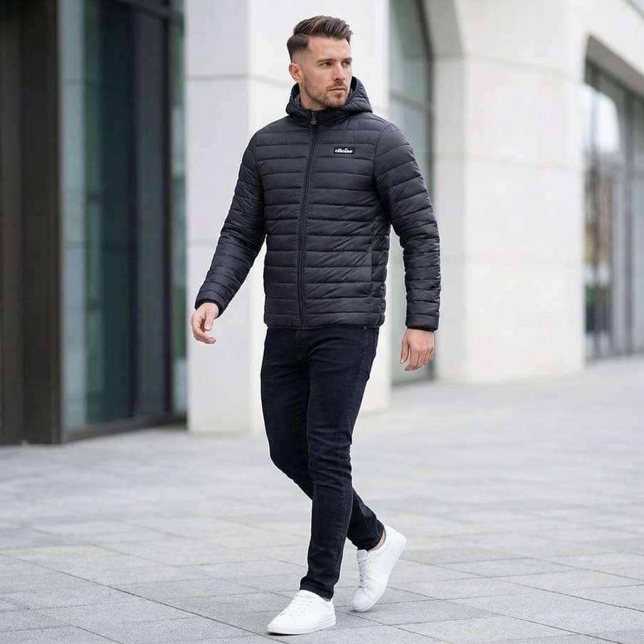 ellesse Mazzarino Men Winter Jacket SOP23829-Grey | SportSpar.com