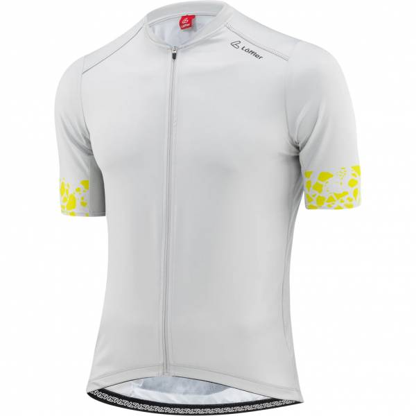 Löffler Terra Hotbond® Full Zip Hommes Tricot cycliste 25608-Gris argenté