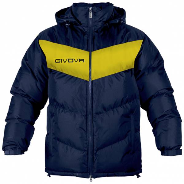 Givova Veste d'hiver Giubbotto Podio bleu marine / jaune