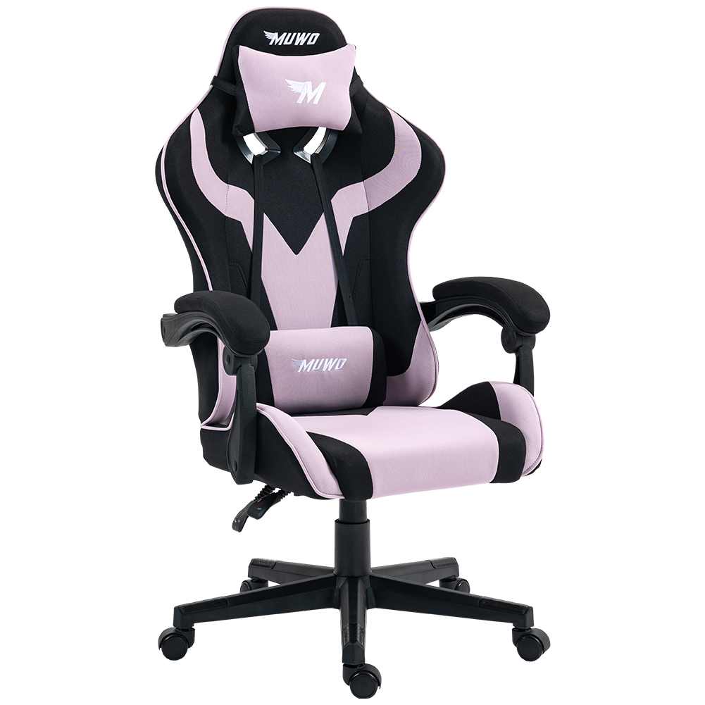 MUWO MystiX E-Sports Sedia Da Gaming Gialla – Regolabile In Altezza E Schienale – Struttura In Acciaio 150kg – Cuscini Rimovibili