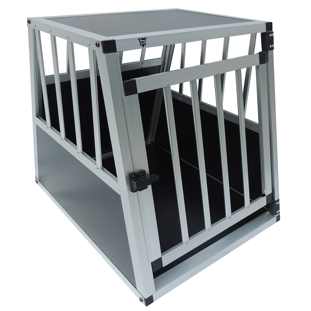 SPOCADO Villa Dog transport box 69 x 60 x 54 cm black grey SportSpar