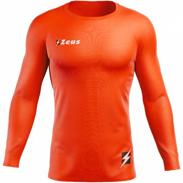 Zeus Fisiko Baselayer Top Long-sleeved Compression Shirt orange