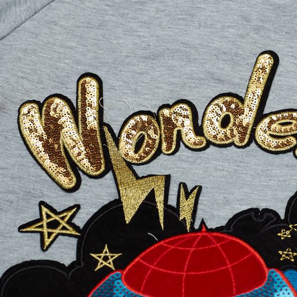 BRAVE SOUL Wonderful Donna Felpa LSS-272WONDER GREY