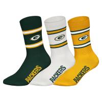 Green Bay Packers NFL Unisex Crew Socken 3 Paar 22250001-3597