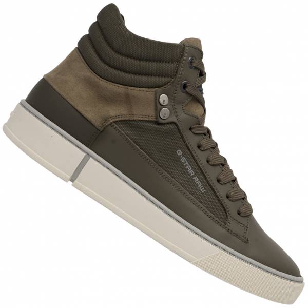 G-STAR RAW RAVOND Mid Basic Denim Herren Sneaker 2242 005710 OLV