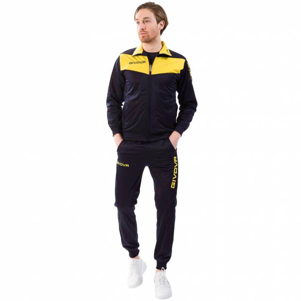 Givova Tuta Visa Tracksuit navy / yellow