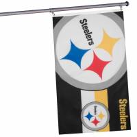 Pittsburgh Steelers NFL Horizontale fan vlag 1.50mx 0.90m FLG53NFHORPS