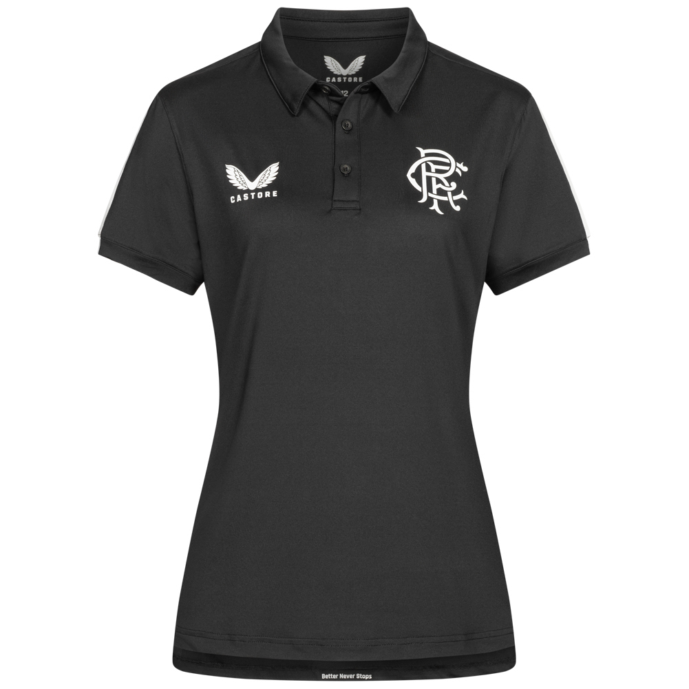 Rangers F.C. FC CASTORE Women Polo Shirt TF0524 BLACK SportSpar