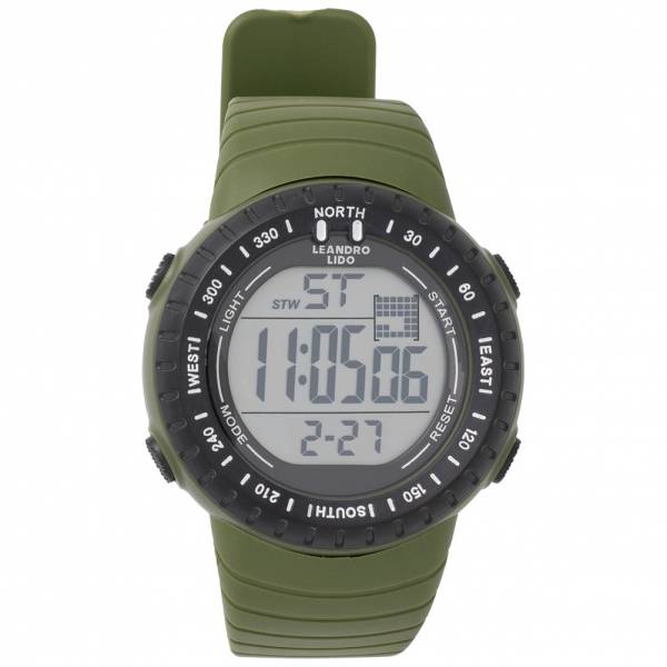 LEANDRO LIDO &quot;Vescia&quot; Unisexe Montre sportive vert