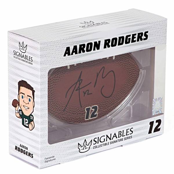 Green Bay Packers Aaron Rodgers #12 NFL Oggetto da collezione 17,8 cm 850032256551