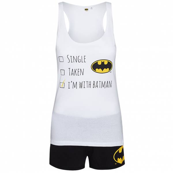 Batman DC Comics Femmes Pyjama ET3624-blanc