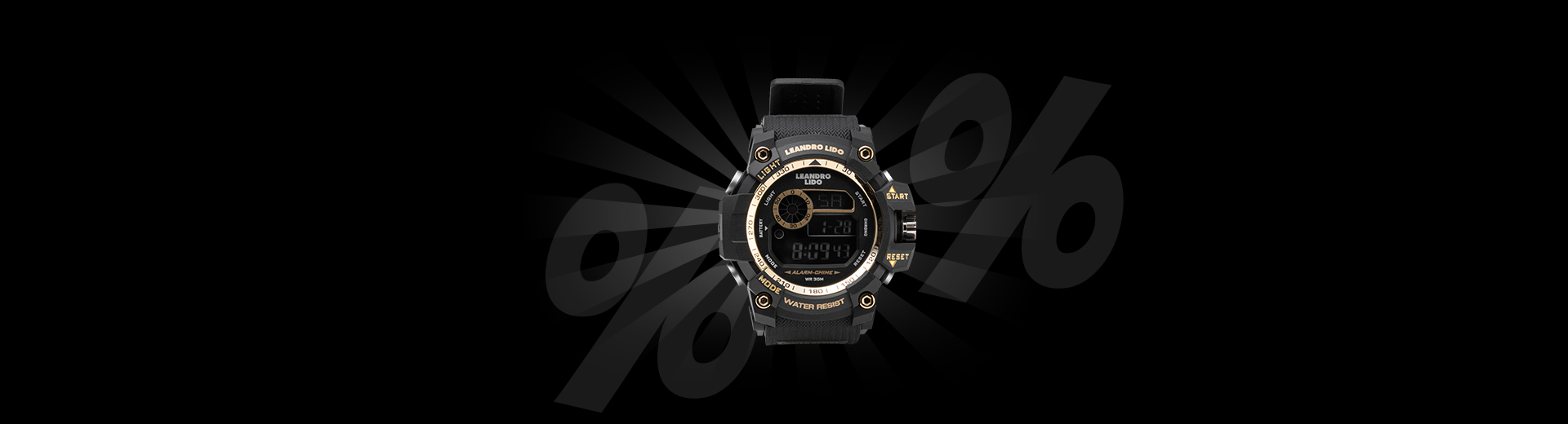 LEANDRO LIDO Unisex Sports Watch solo 5,55 €
