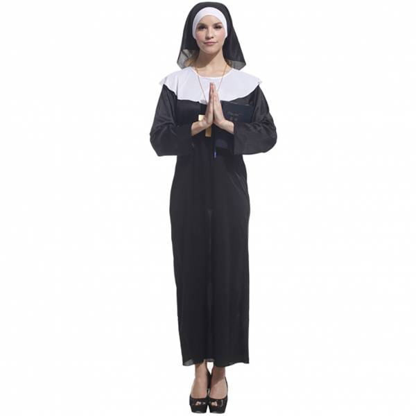 Nonne Damen Kostüm "Pretty Nun" MIESEPETER®