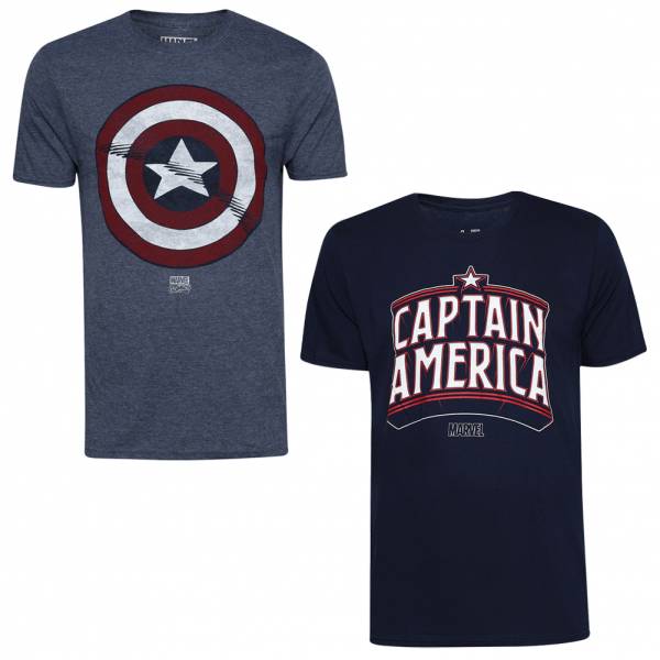 MARVEL Captain America Mężczyźni T-shirt 2-pak FCMPK120MUL