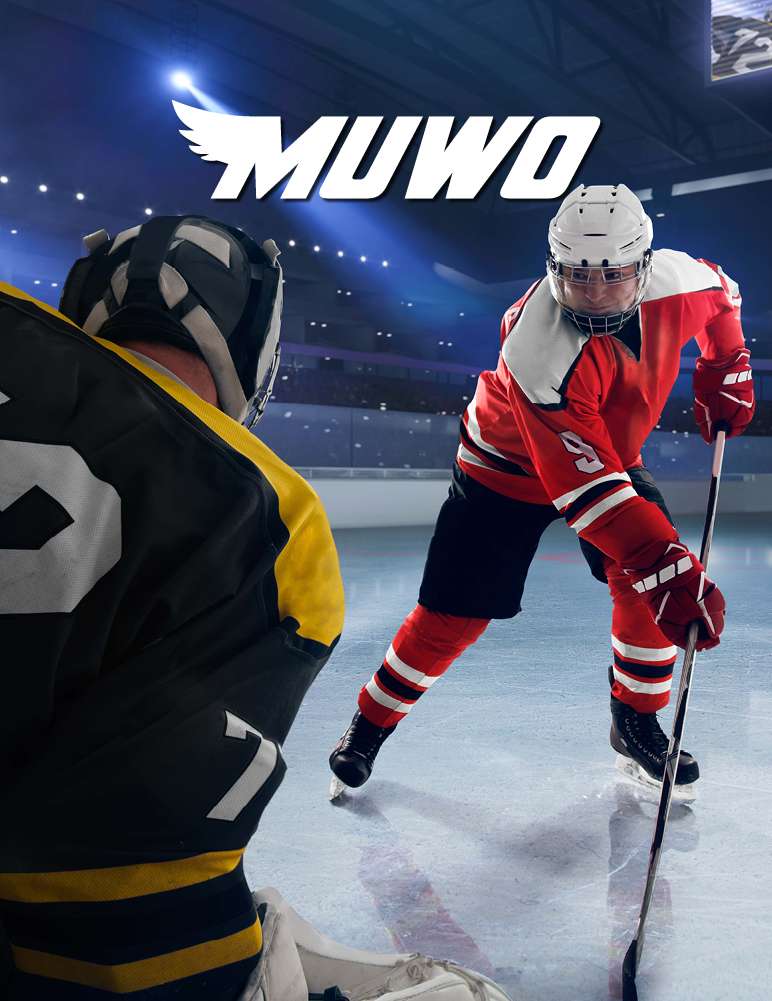 MUWO Air Hockey Table 122 x 61 x 79 cm, Goal Counter, Includes 2 Pucks and 2 Pushers, Hard and Sturdy Plastic Bands (Game On MUWO Air Hockey Table 122 x 61 x 79 cm, Goal Counter, Includes 2 Pucks and 2 Pushers, Hard and Sturdy Plastic Bands (Game On