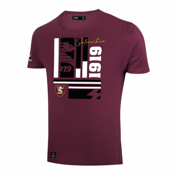 US Salernitana 1919 Zeus Cavaluccio Men T-shirt dark red
