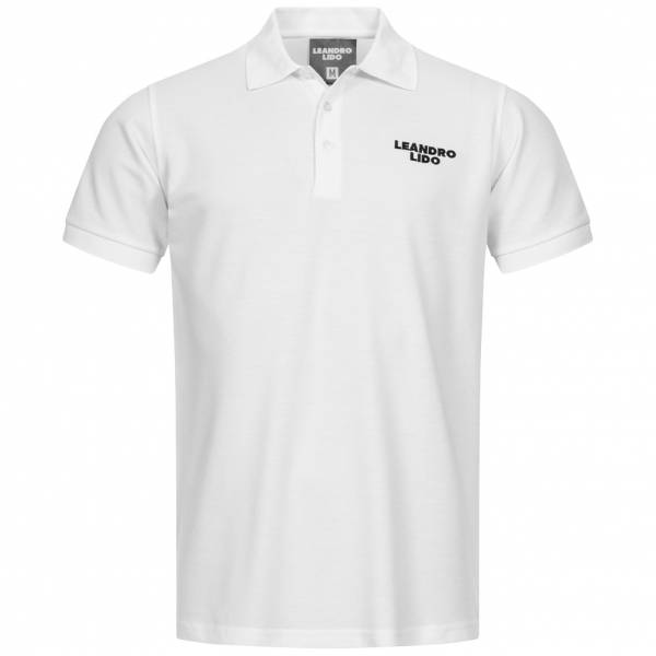 LEANDRO LIDO &quot;Sorrent&quot; Heren Poloshirt wit