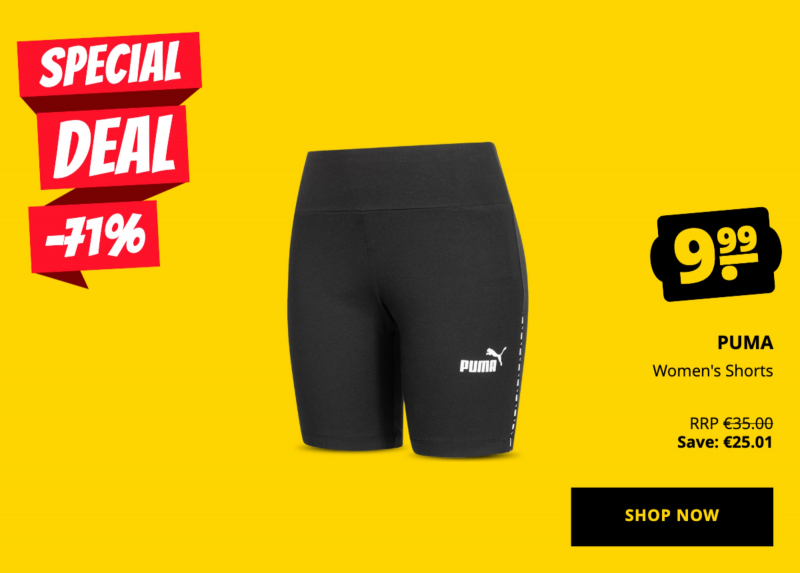PUMA Women's Shorts only 9,99 €!