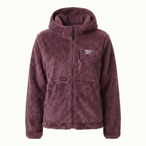 Reebok Double Monkey Fleece Damen Jacke RBO21480-Dark-Dusty-Rose