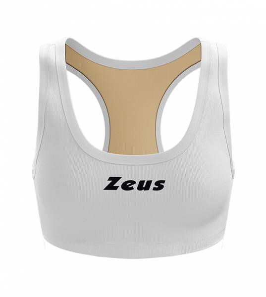 Zeus Top Volley Eko Femmes Soutien-gorge de sport blanc
