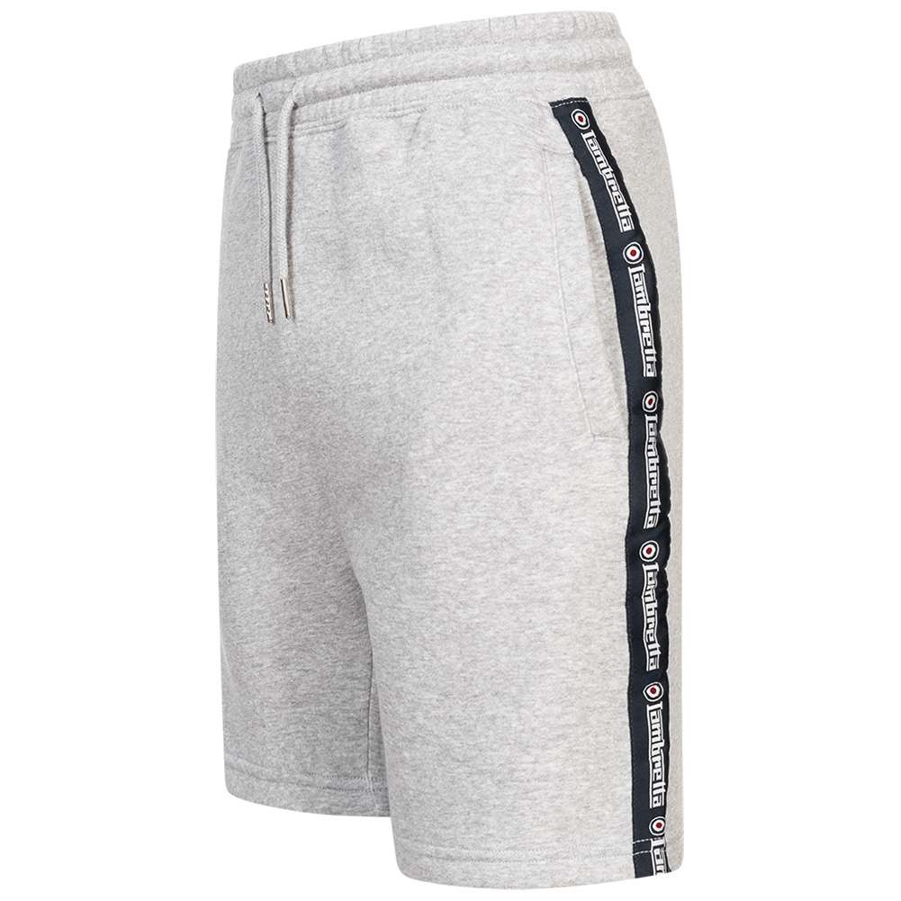 Tommy hilfiger authentic sweat shorts side logo taping in grey marl new arrivals