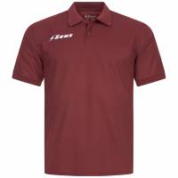 Zeus Basic Hommes Polo rouge foncé