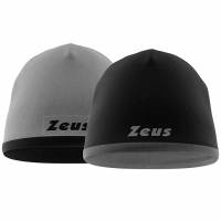 Zeus Beanie réversible Bonnet d'hiver gris noir