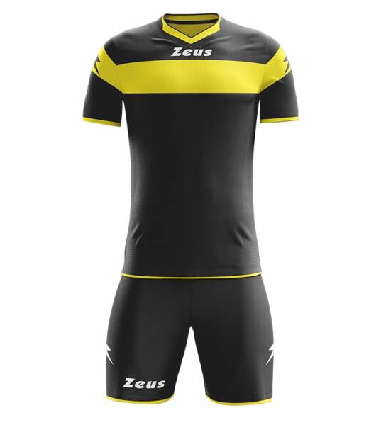 Zeus Kit Apollo Set da calcio + Shorts 2 pezzi nero/giallo