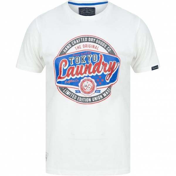 Tokyo Laundry Optics Hommes T-shirt 1C18209 Blanche-Neige