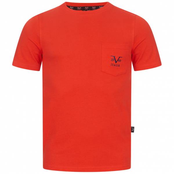 19V69 Versace 1969 Big Logo Herren T-Shirt VI20SS0009A rot