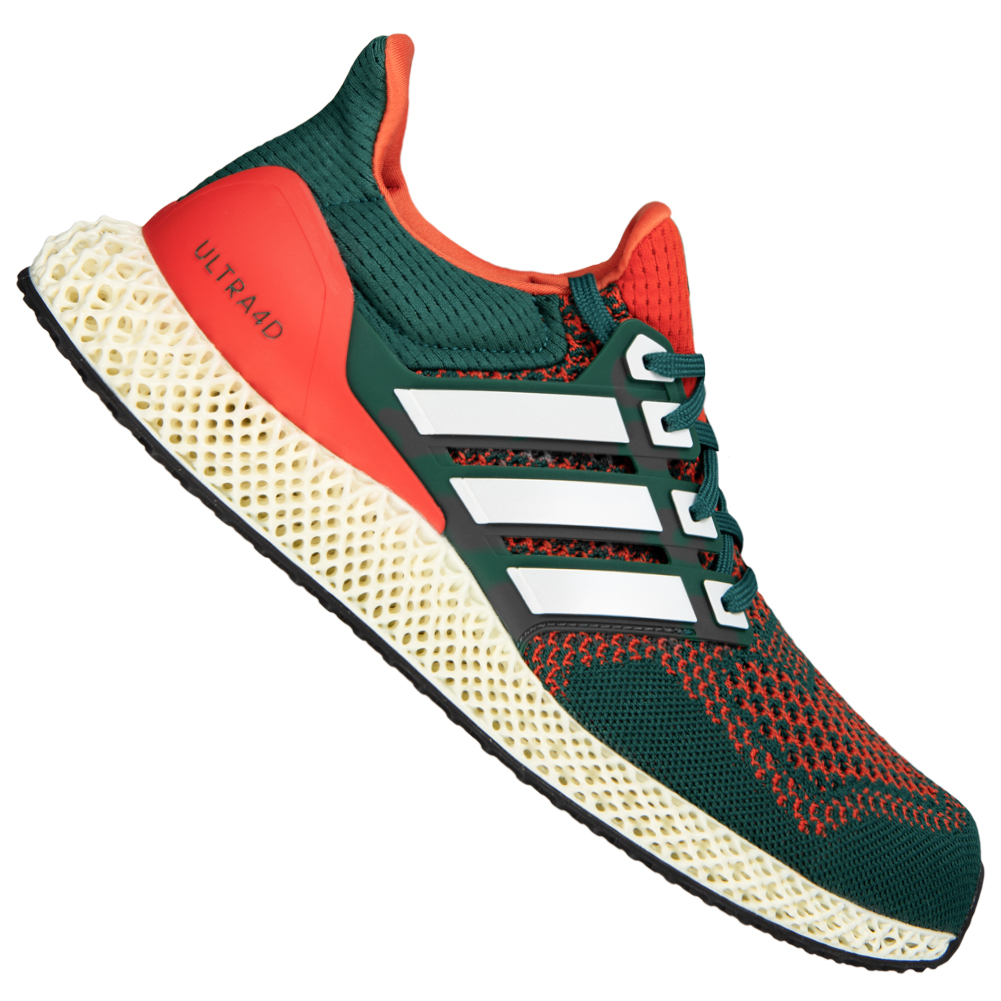 adidas Ultra 4D Miami Huricanes Shoes 