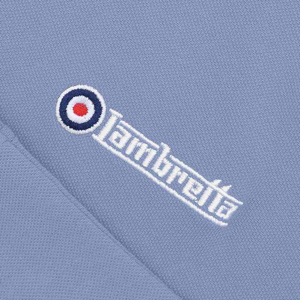Lambretta Twin Tipped Hombre Polo de manga larga SS3224-GRIS ROJO/NVY