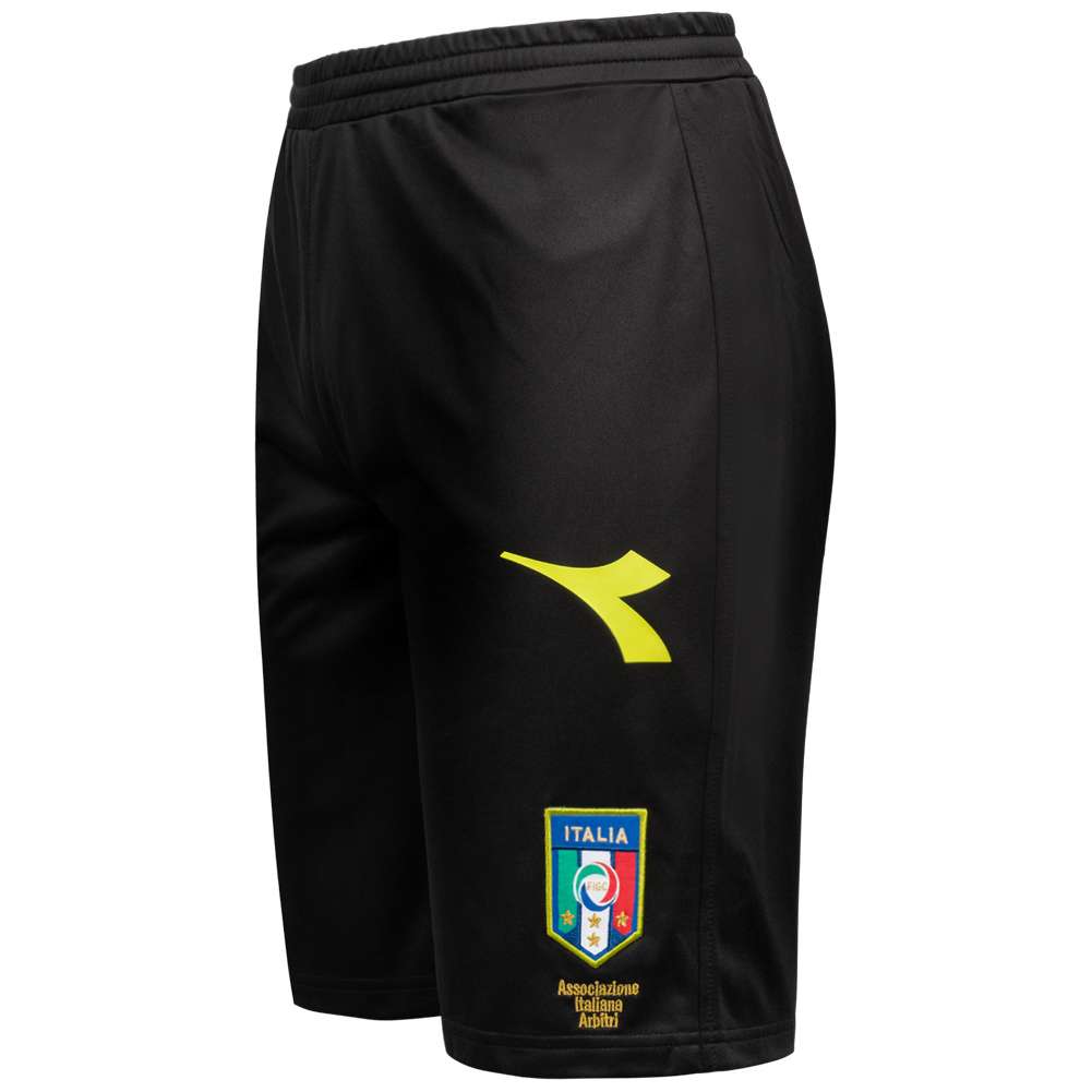 Italia AIA Diadora Uomo Bermuda da arbitro per l allenamento 102.172521 80013 scontosport