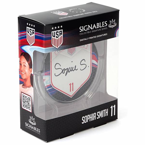 USA Sophia Smith #11 Pallone da calcio Oggetto da collezione 14 cm 850056417914