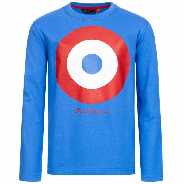 BEN SHERMAN Kinder Longsleeve Langarm Shirt BSH0003S-245 Strong Blue