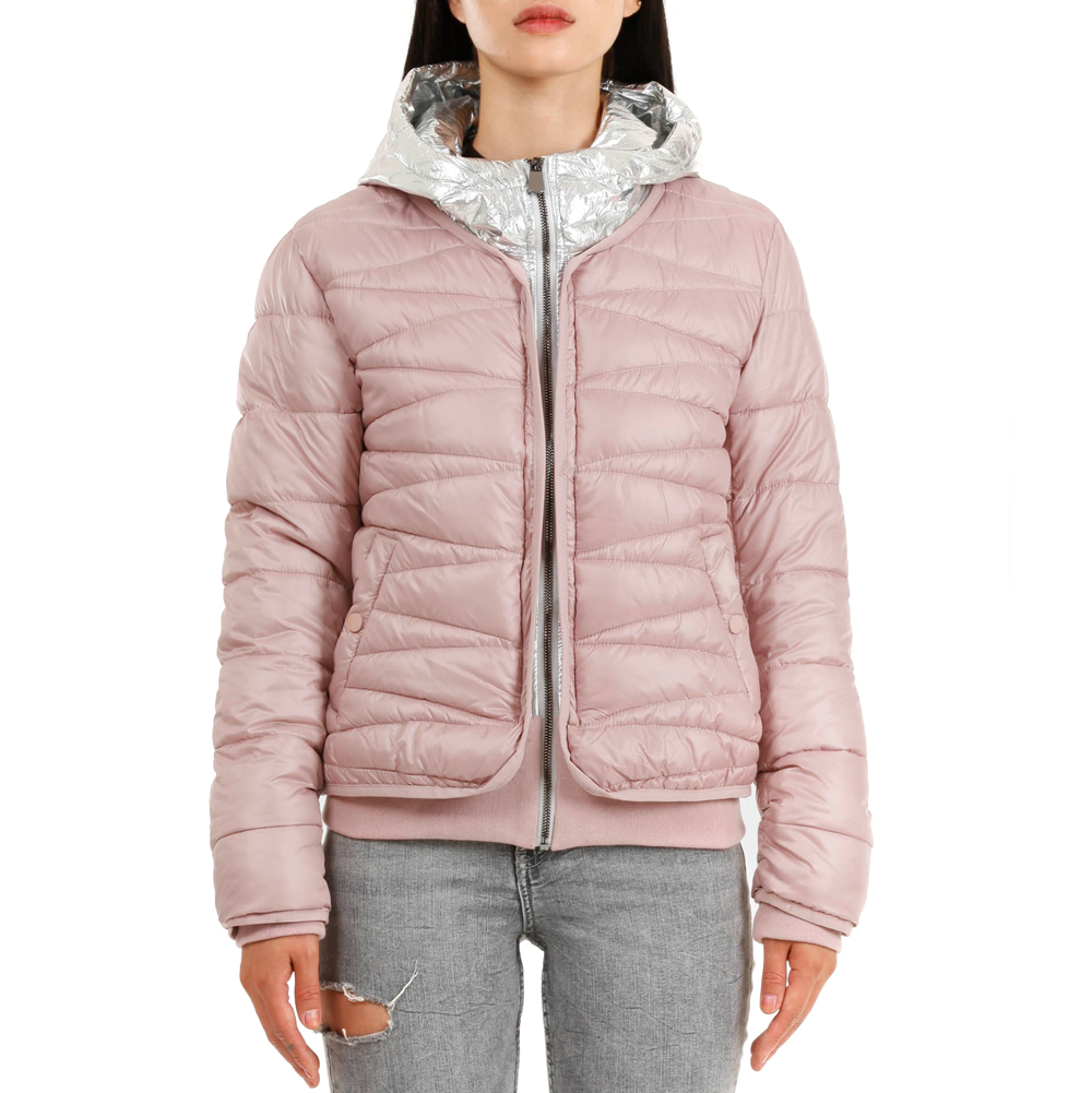 double layer hooded jacket