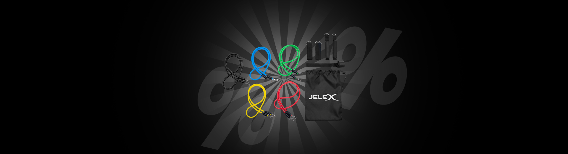 JELEX Resistance Bands only 3,33 €