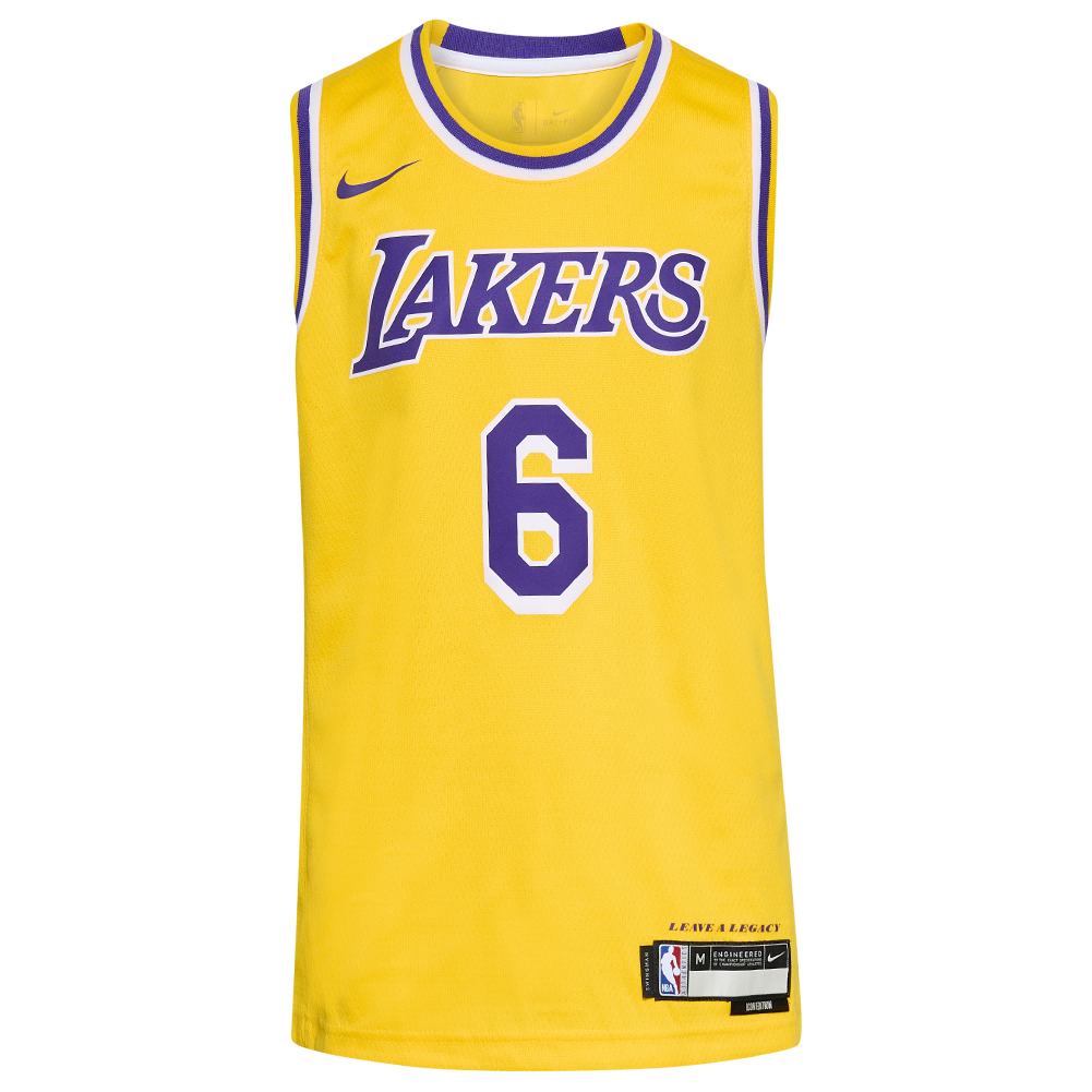 LA Lakers Nike NBA 6 James Ballon de basket Enfants Maillot 2Z2B7BZ2P 001 LAK06 sport outlet