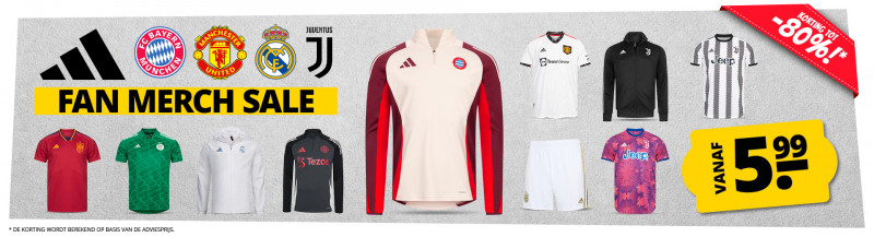 adidas FANARTIKEL SALE vanaf 5,99 €