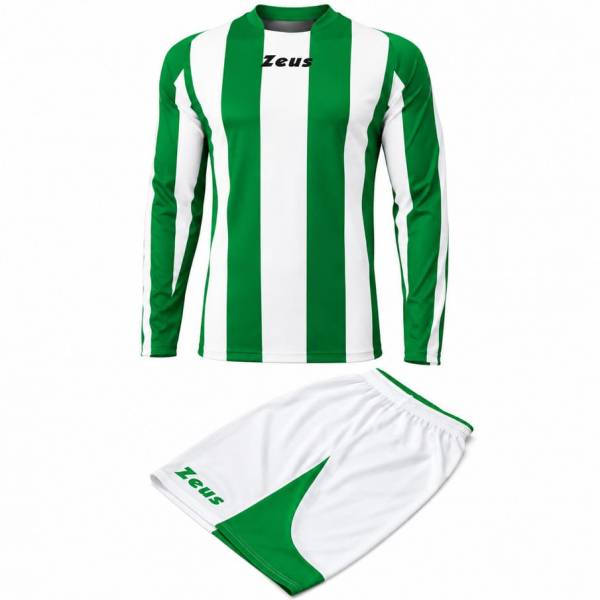 Zeus Kit Zagor Conjunto de fútbol + Pantalones cortos 2 piezas blanco/verde