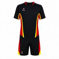Zeus Kit Volley Tuono Uomo Herren Trikot + Shorts nero/rosso