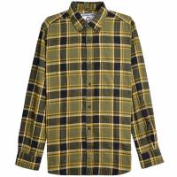 Lambretta Brushed Check Shirt Herren Langarmhemd RWIS1464-KHAKI