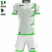 Zeus Mundial Teamwear Set Jersey with Shorts white green