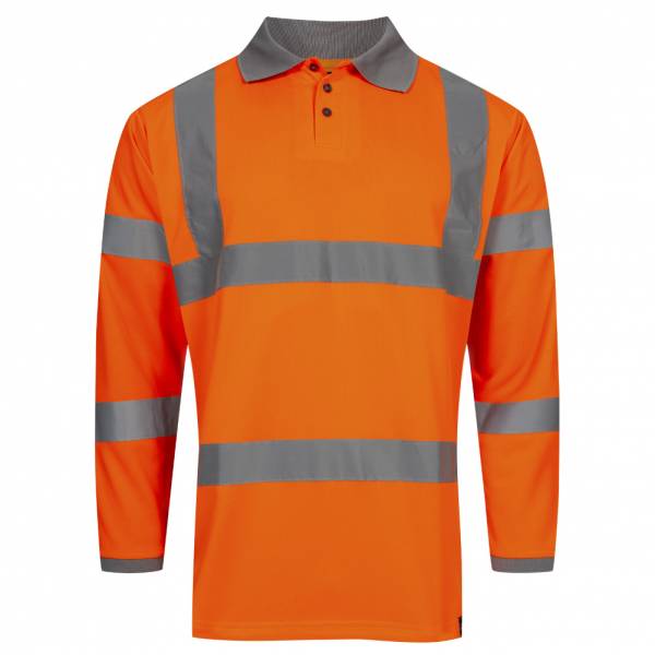 Dickies Technical Hombre Seguridad Polo de manga larga SA22077OR
