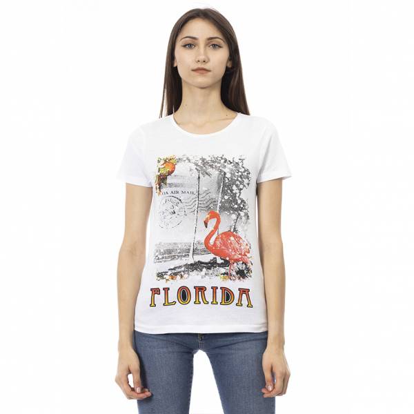 TRUSSARDI Action Mujer Camiseta Blanco 2BT10001