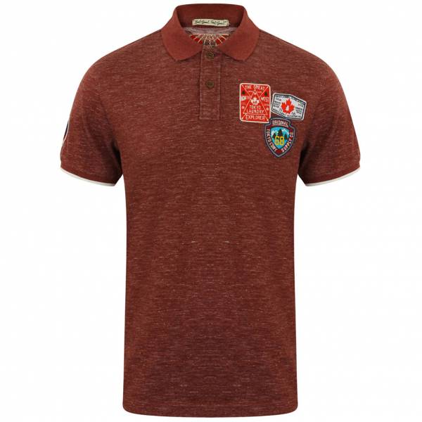 Tokyo Laundry Beauworth Herren Polo-Shirt 1X9936 Oxblood