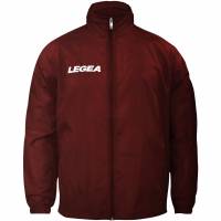 Legea Italia Teamwear Giacca impermeabile rosso scuro